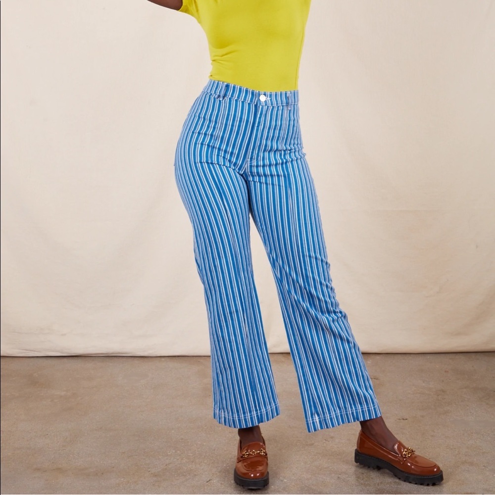 NEW!  Big Bud Press Blue Striped Western Pants Size XXS!